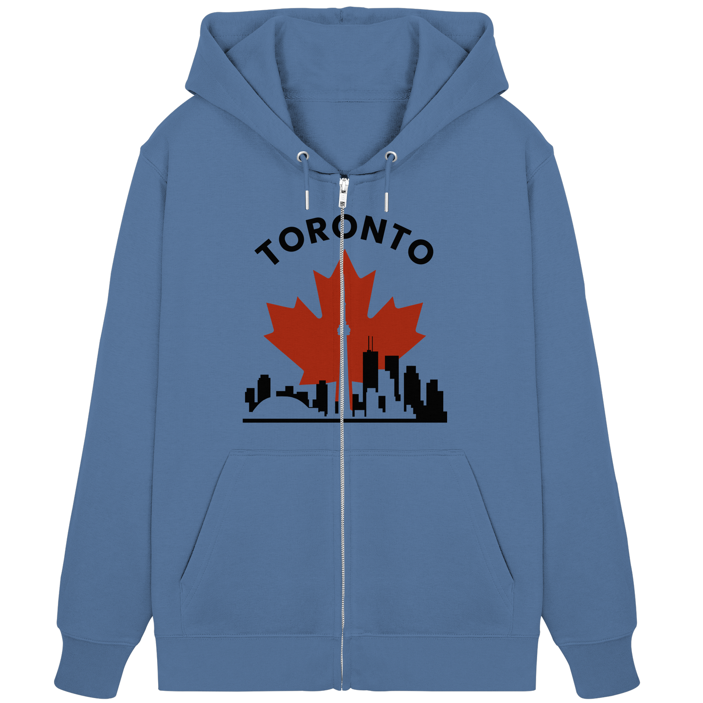 Toronto Leafline Zip Hoodie for All-Season City Strolls