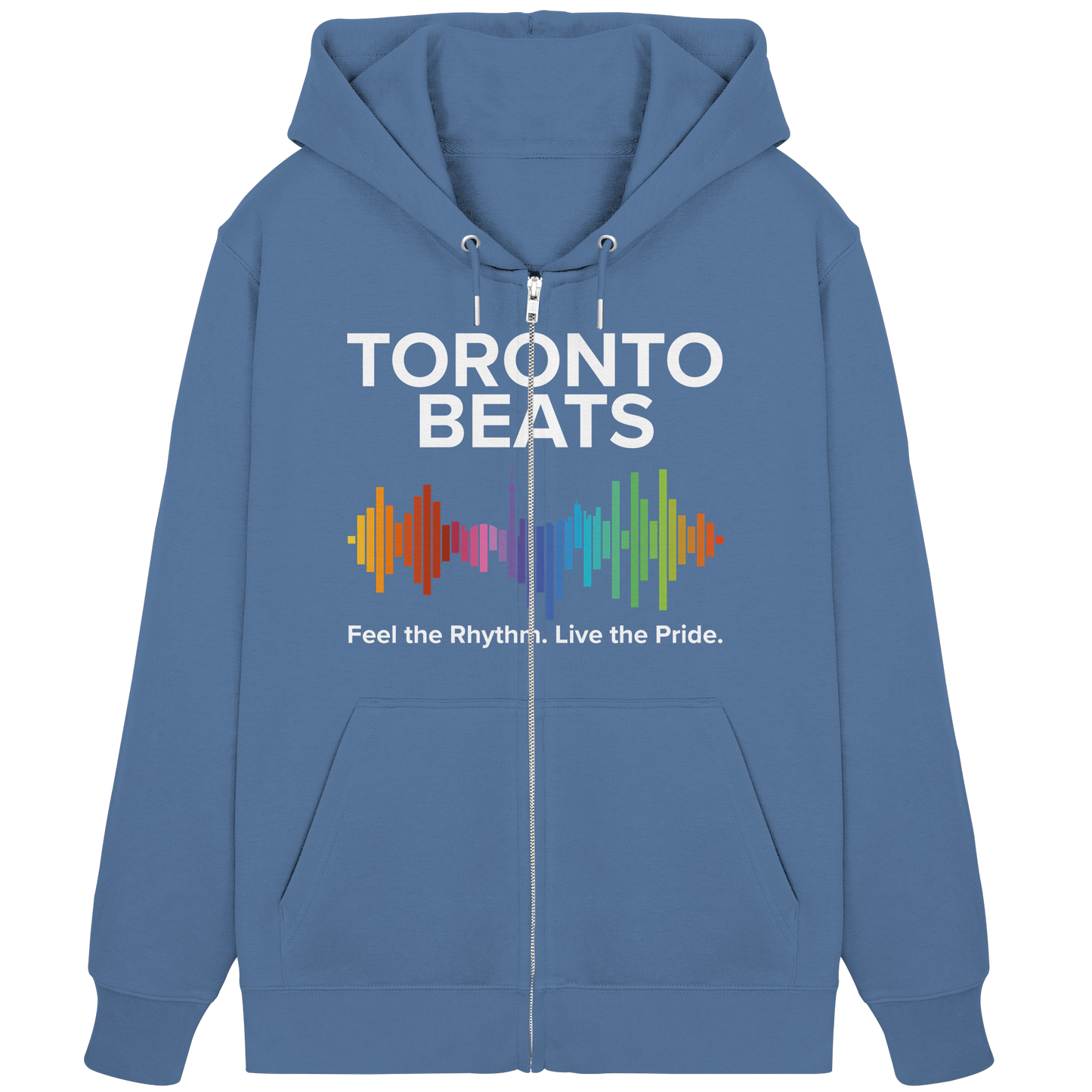 Toronto Beats Zip Hoodie – City Cool with a Cozy Beat.