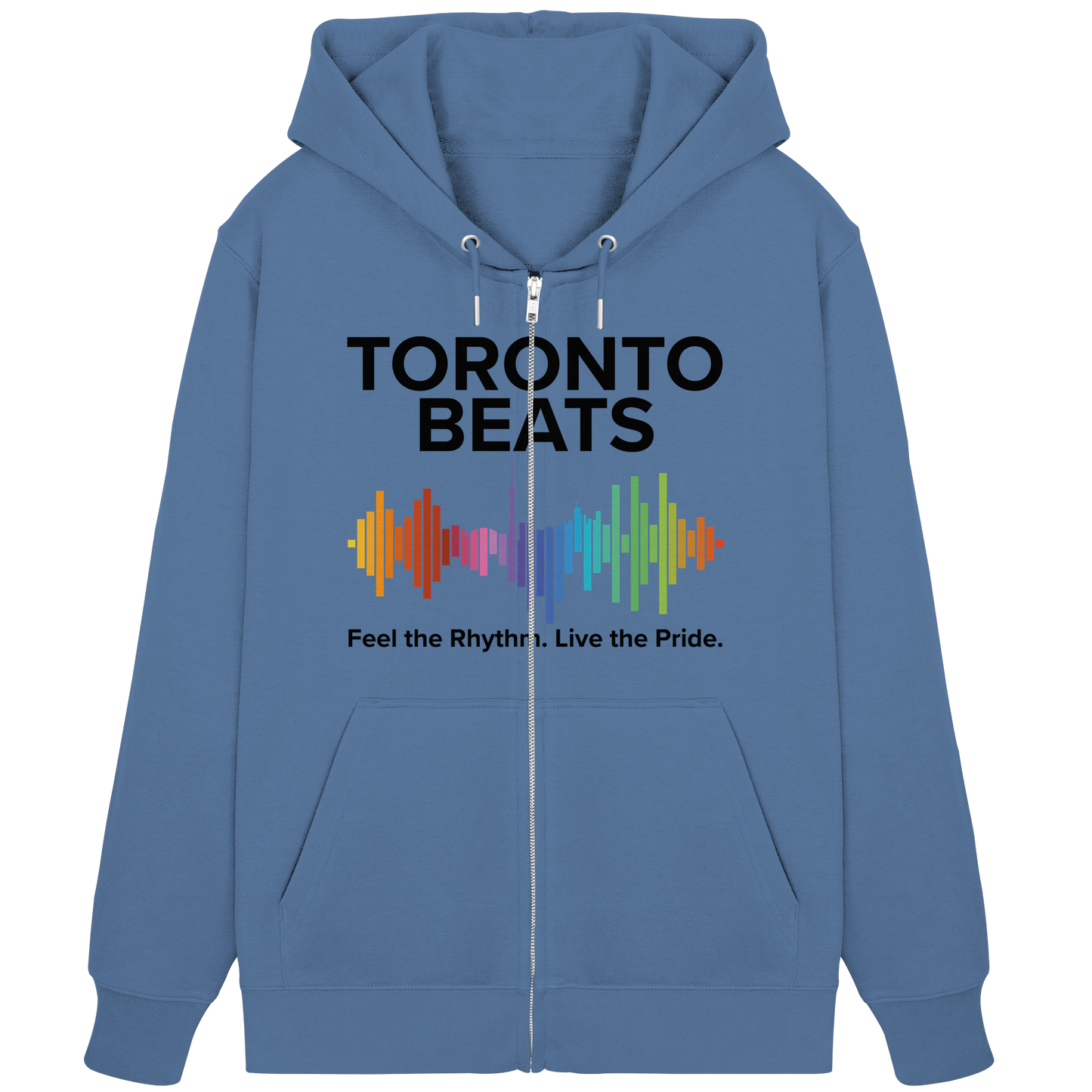 Toronto Beats Zip Hoodie – City Cool with a Cozy Beat.