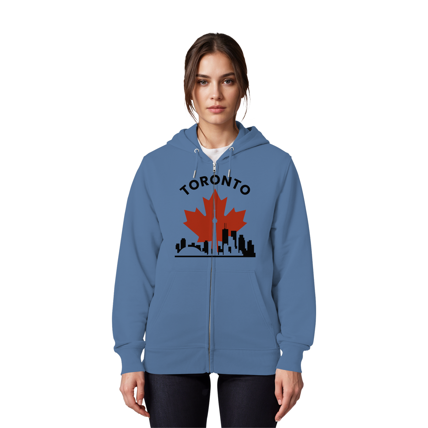 Toronto Leafline Zip Hoodie for All-Season City Strolls