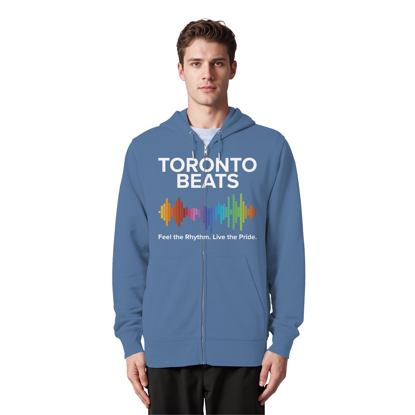 Toronto Beats Zip Hoodie – City Cool with a Cozy Beat.