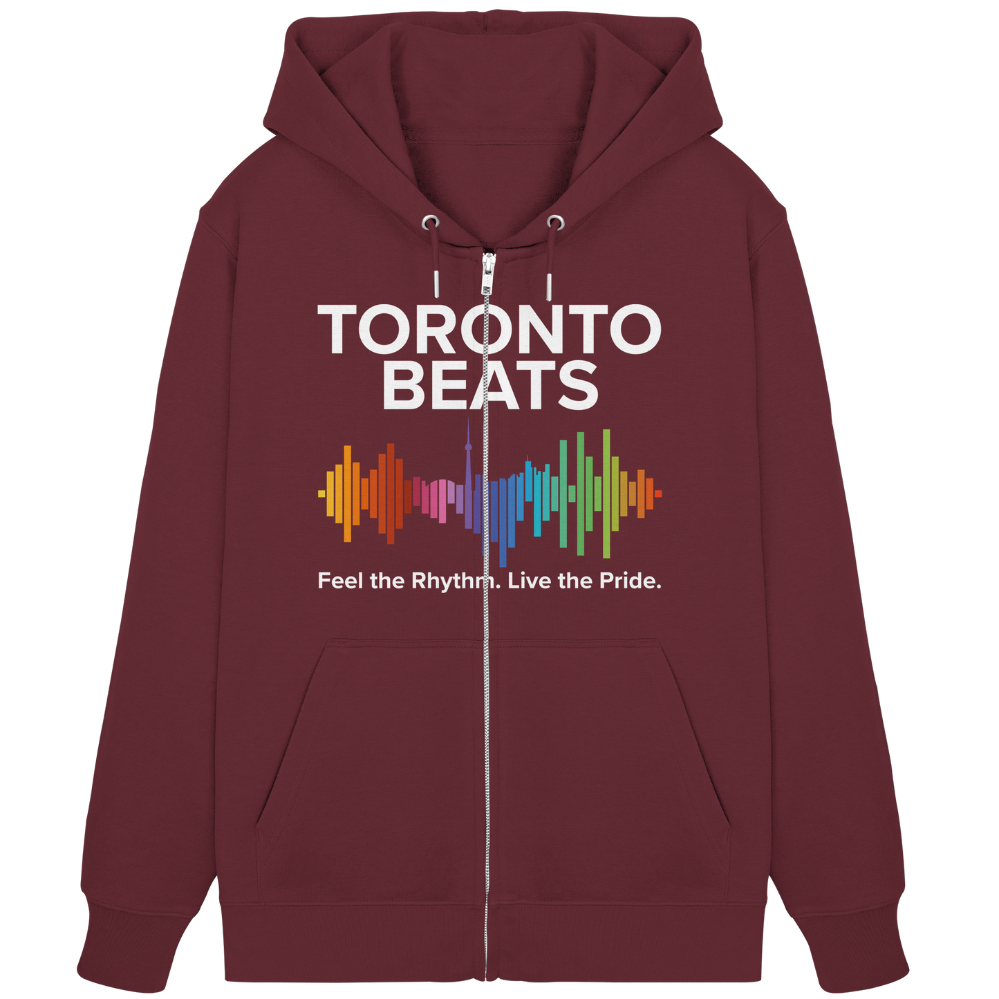 Toronto Beats Zip Hoodie – City Cool with a Cozy Beat.