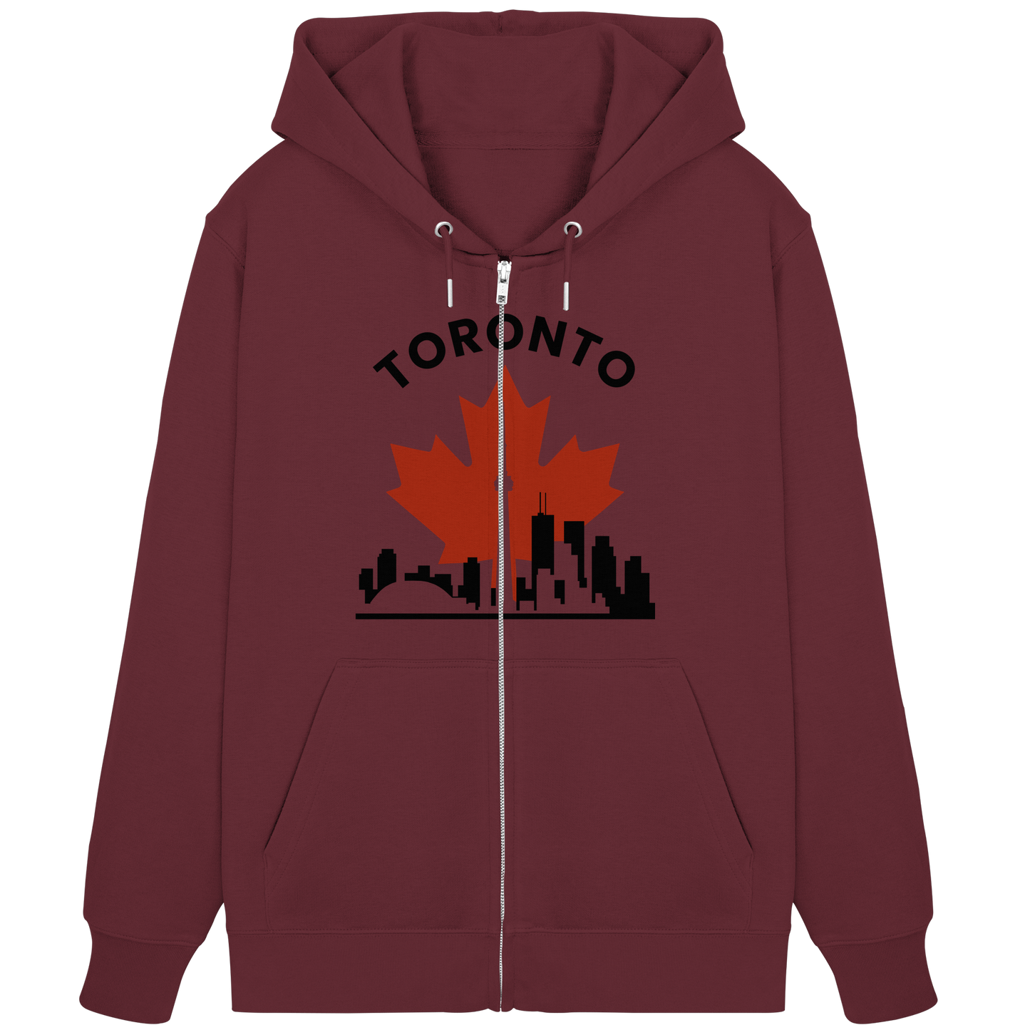 Toronto Leafline Zip Hoodie for All-Season City Strolls