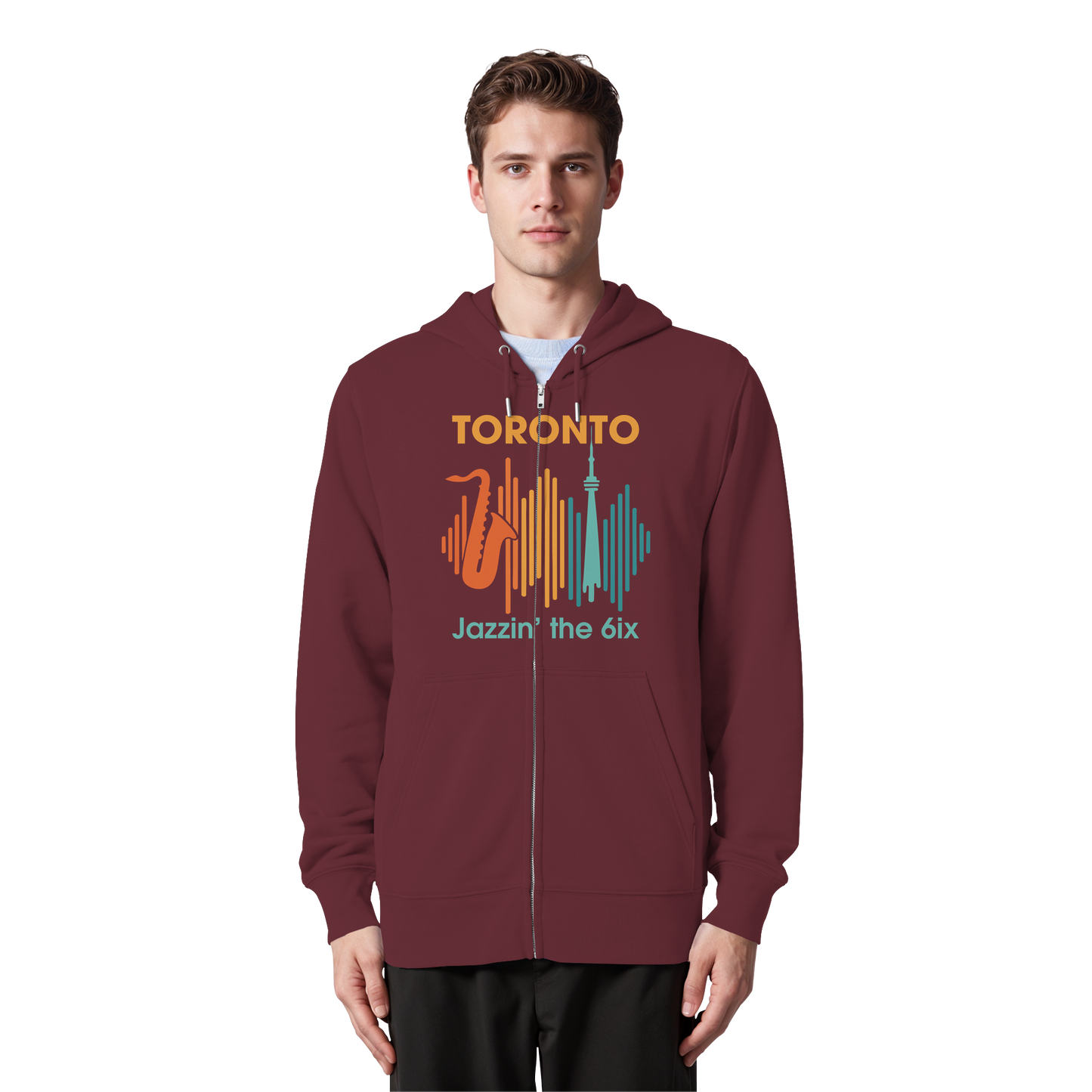 Toronto Jazzin’ the 6ix – Zip Hoodie Style for Smooth Moves & Street Beats