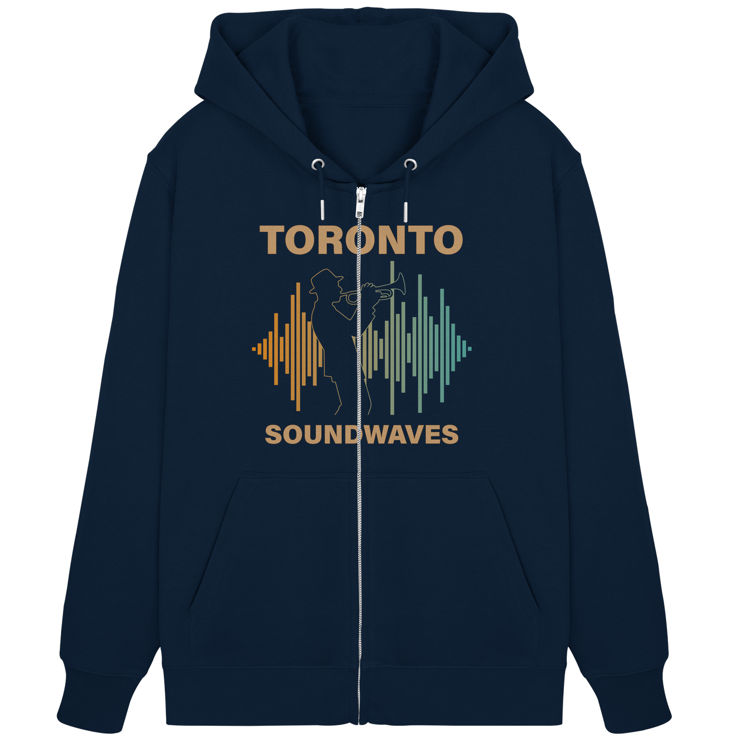 Toronto Soundwaves Zip Hoodie – Move to the Beat, Layer in Style