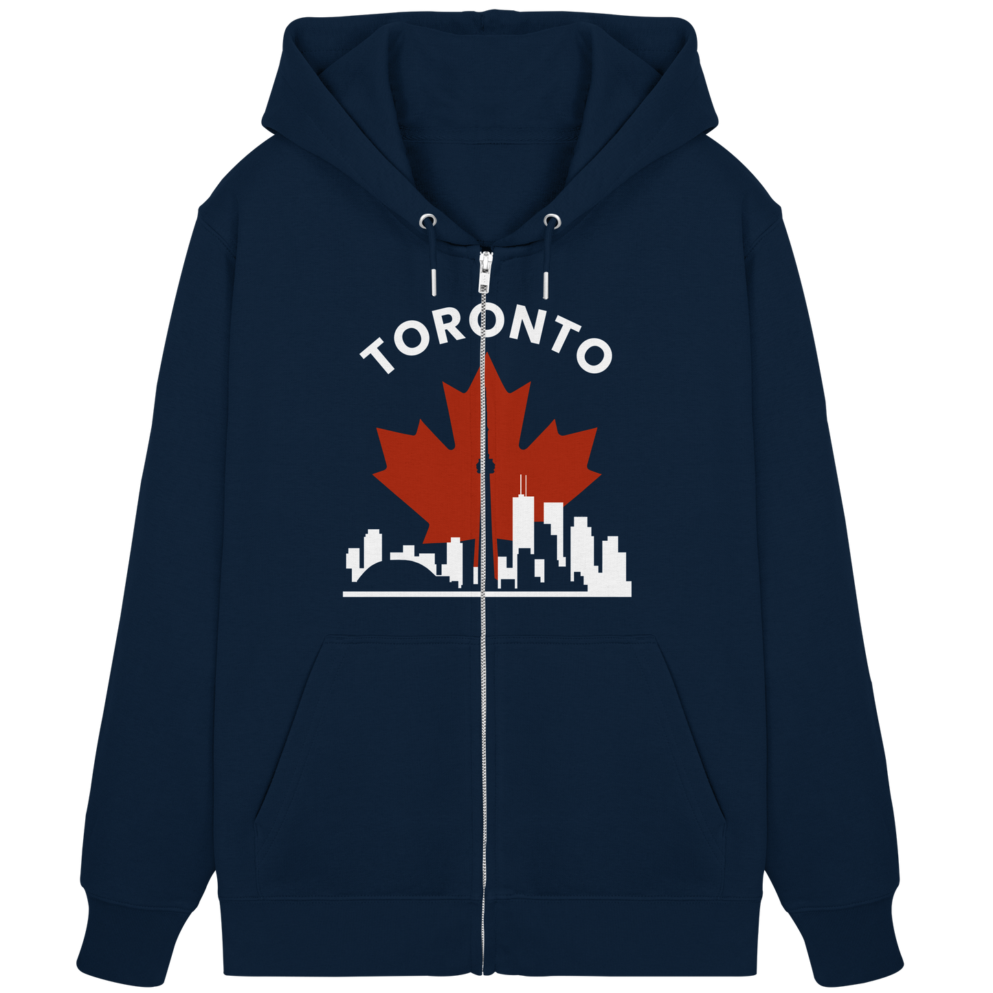 Toronto Leafline Zip Hoodie for All-Season City Strolls