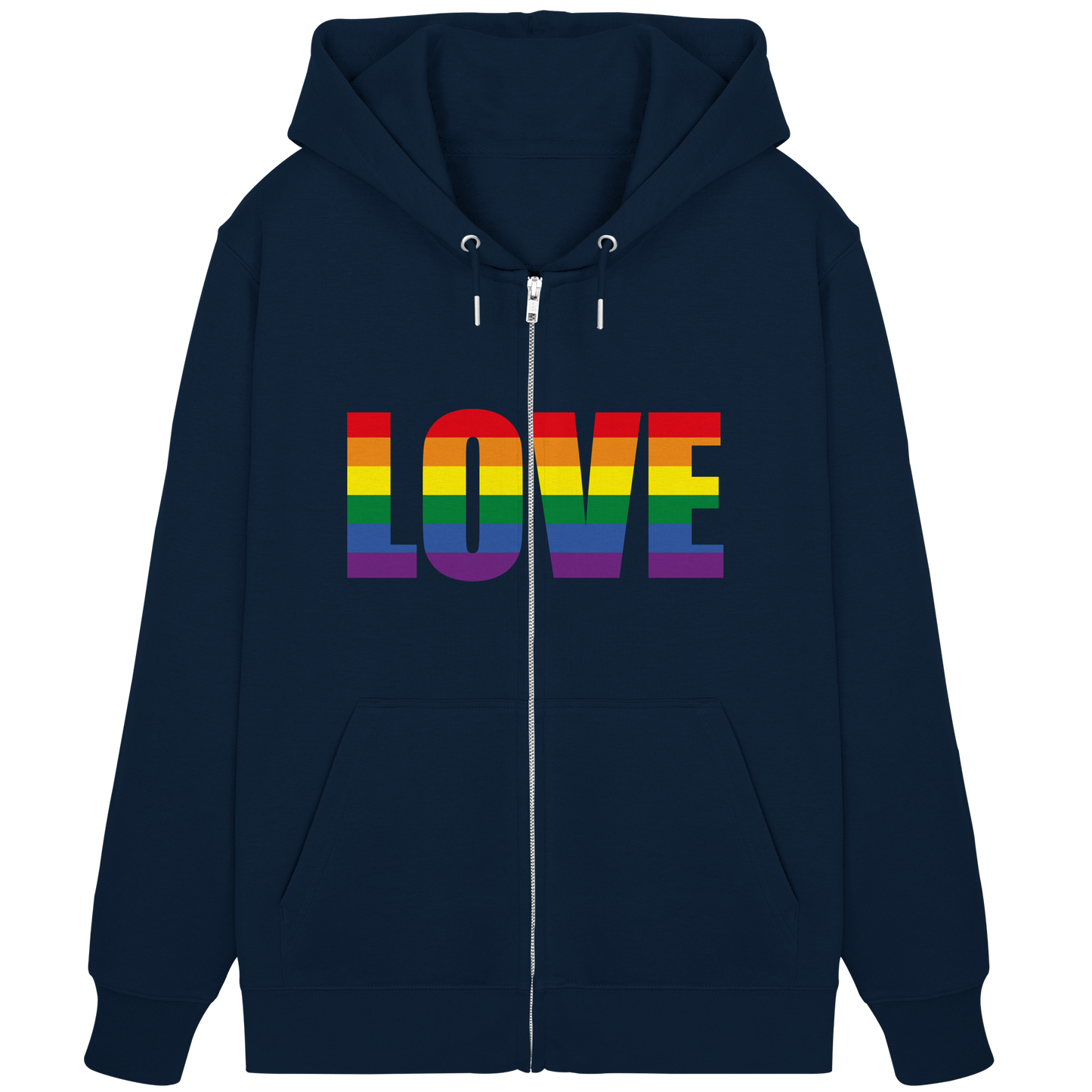 LOVE - Soft Zip Hoodie for Cool Days
