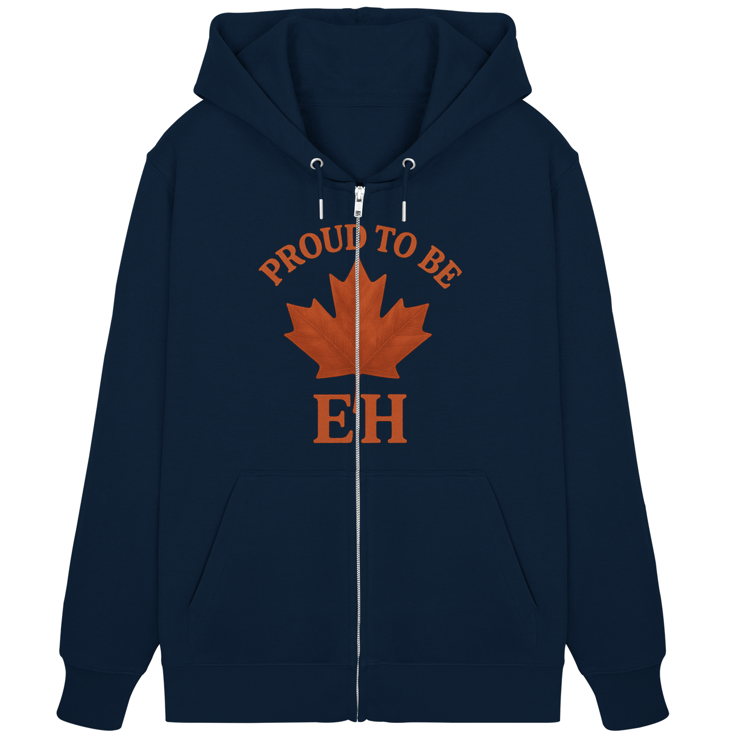 Proud to be EH – Zip Hoodie with Northern Humour