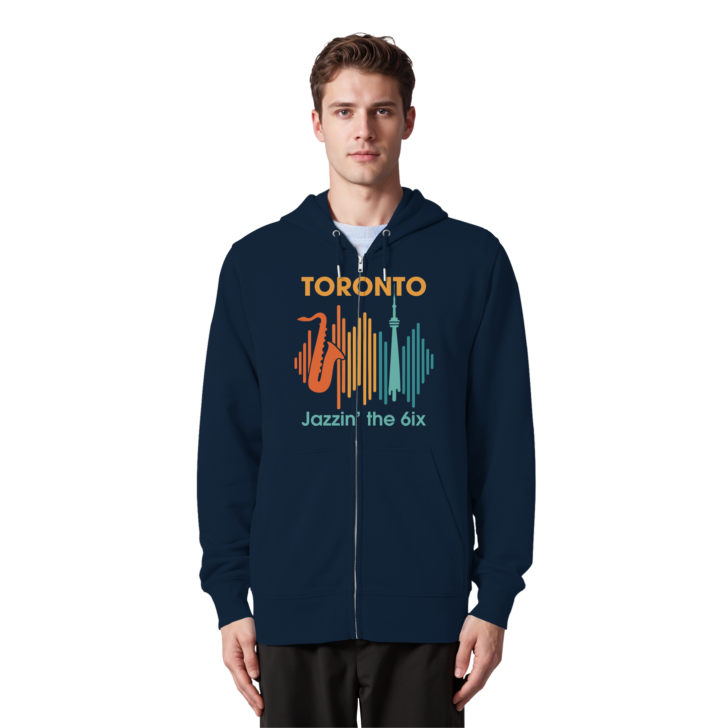 Toronto Jazzin’ the 6ix – Zip Hoodie Style for Smooth Moves & Street Beats