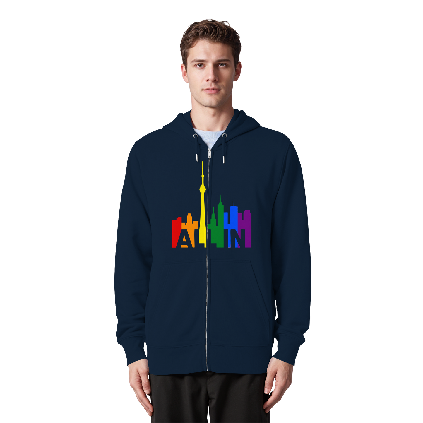 ALL IN - Soft Zip Hoodie for Cool Days