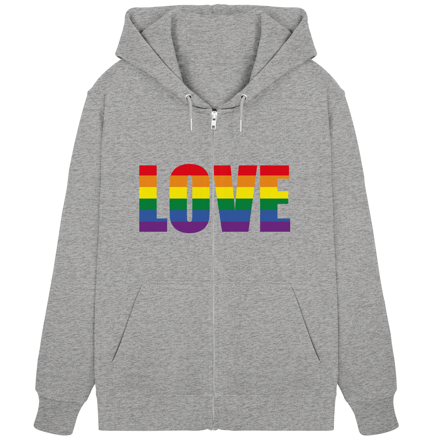 LOVE - Soft Zip Hoodie for Cool Days
