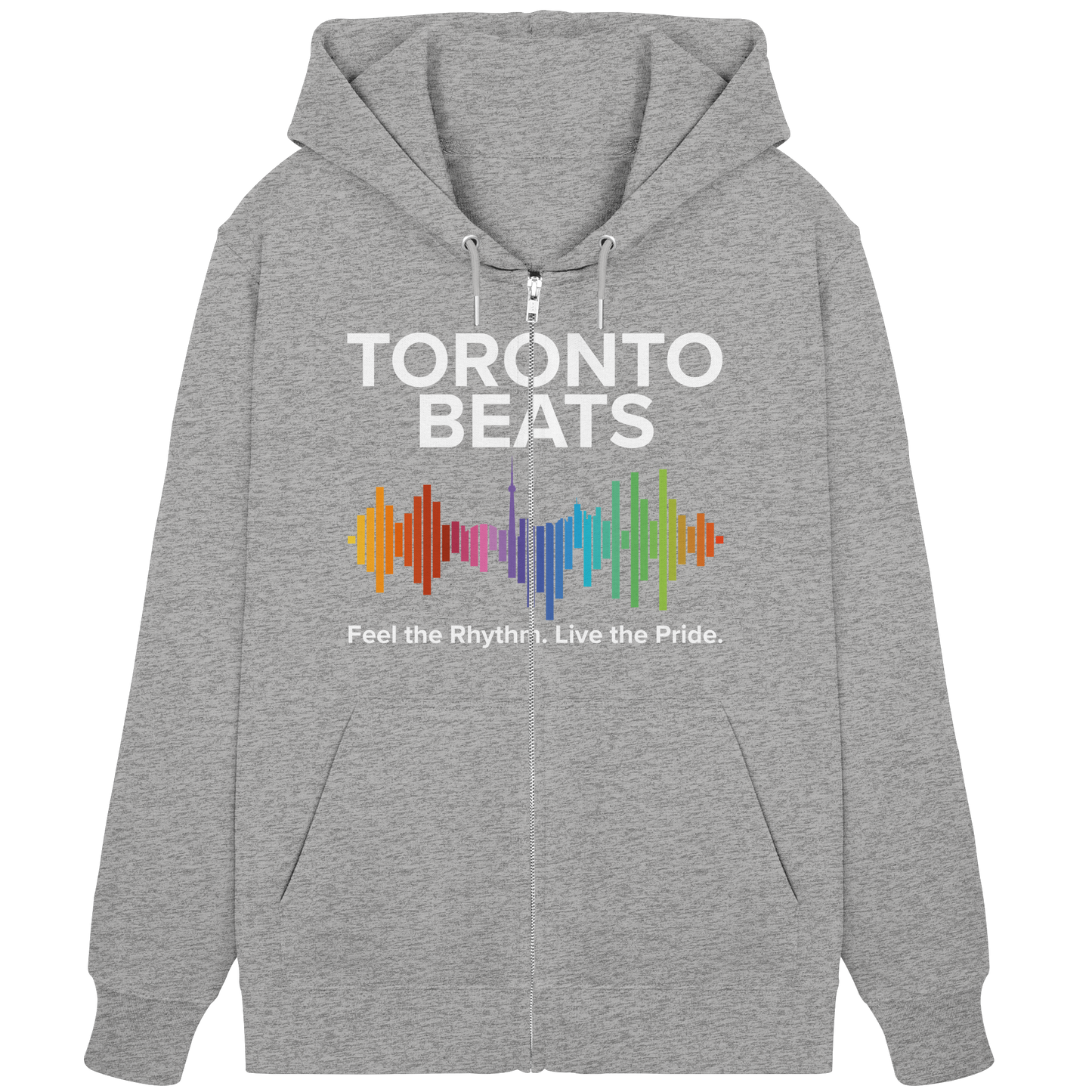 Toronto Beats Zip Hoodie – City Cool with a Cozy Beat.