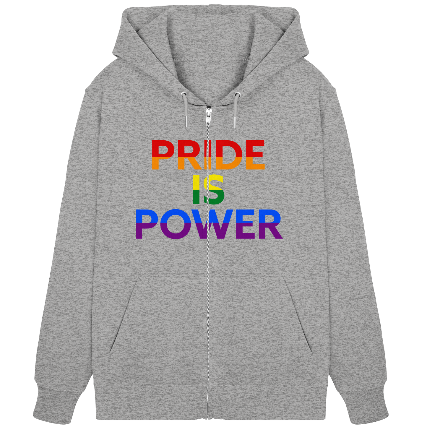 Pride Is Power – Zip-Up Pride Layer with Colour & Voice