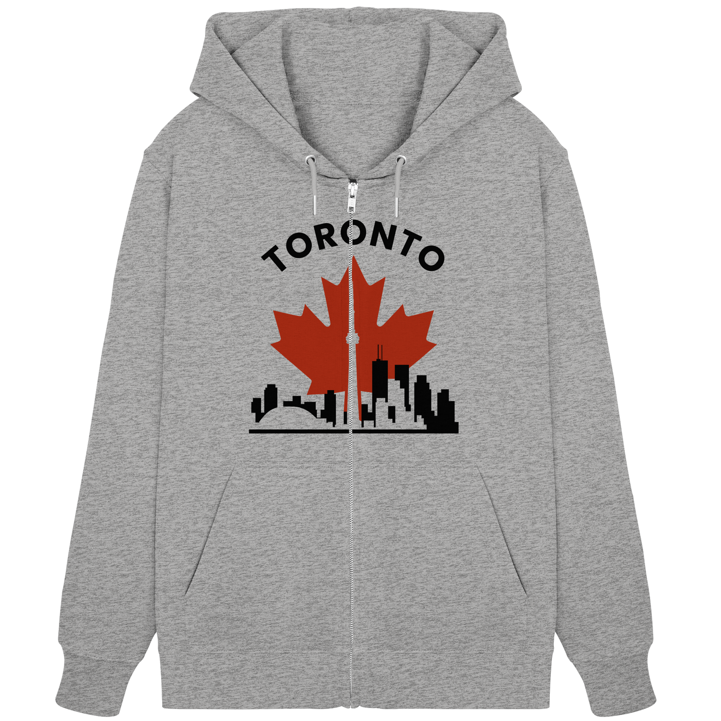 Toronto Leafline Zip Hoodie for All-Season City Strolls