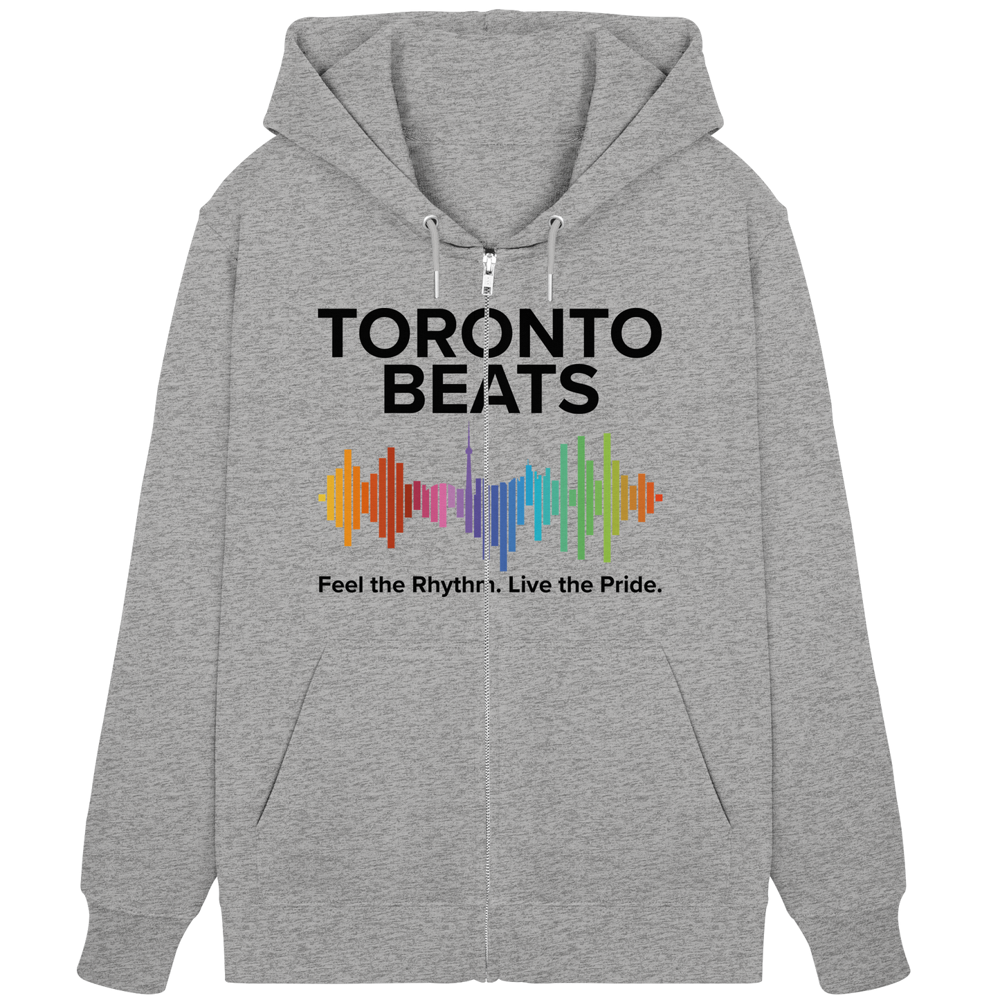Toronto Beats Zip Hoodie – City Cool with a Cozy Beat.