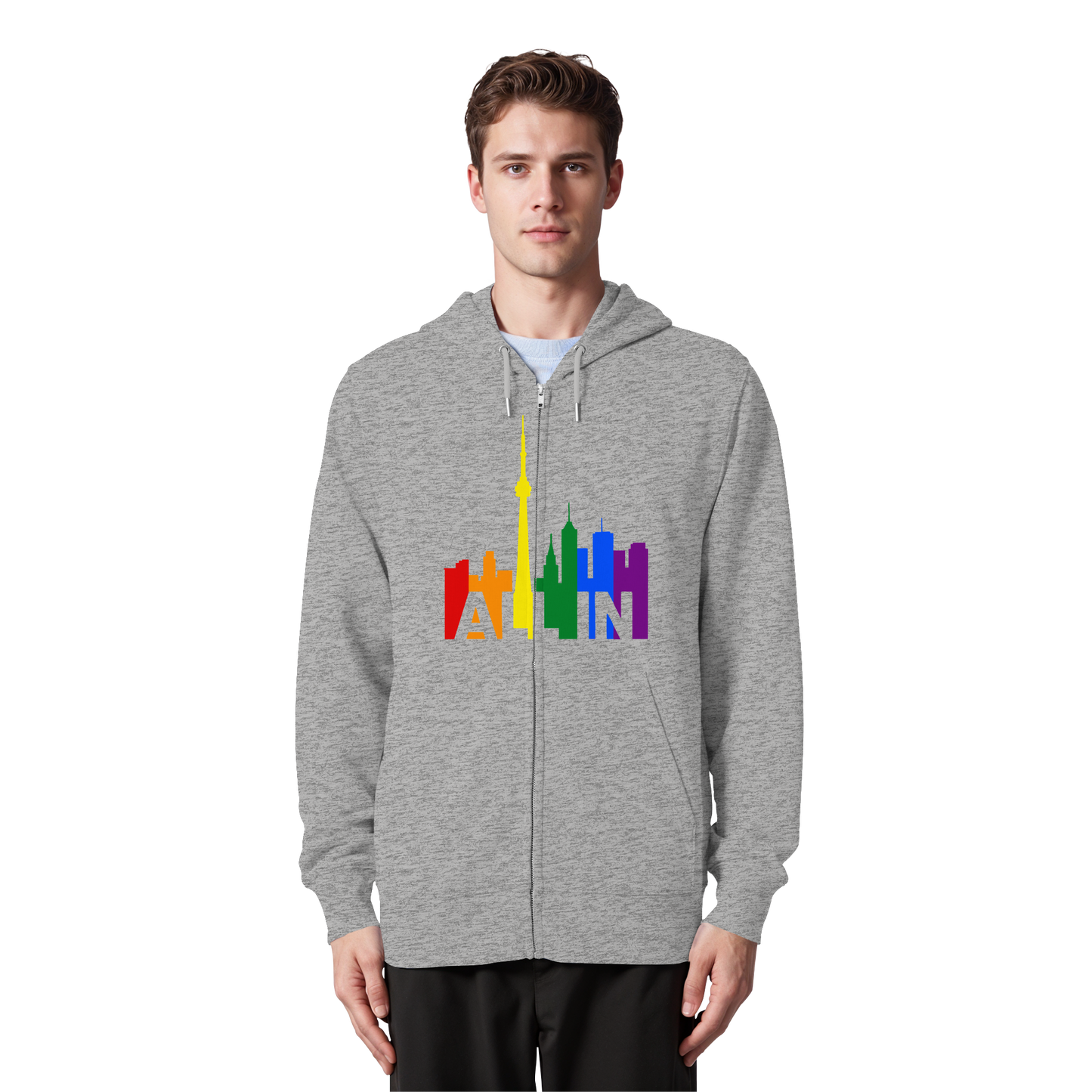 ALL IN - Soft Zip Hoodie for Cool Days