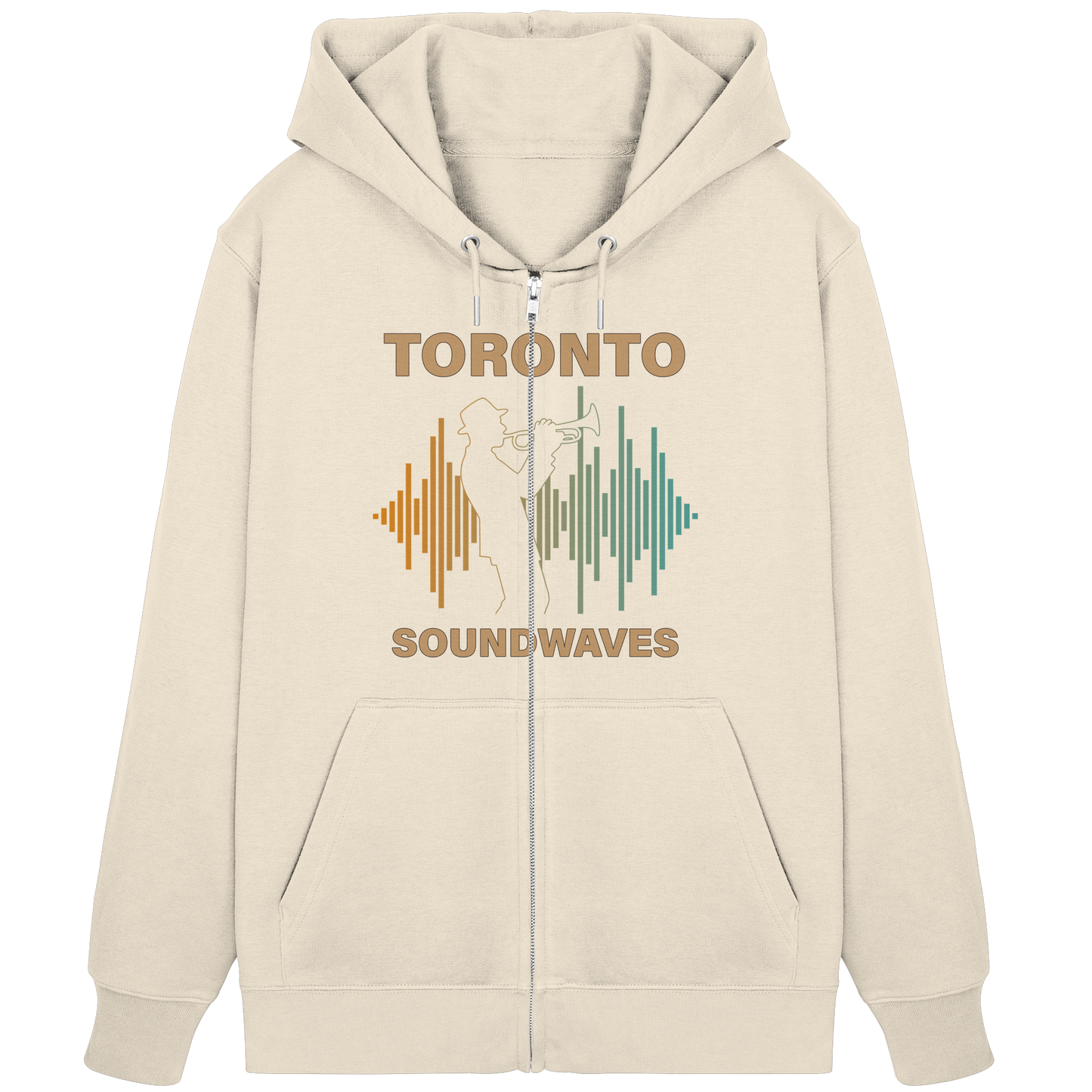 Toronto Soundwaves Zip Hoodie – Move to the Beat, Layer in Style