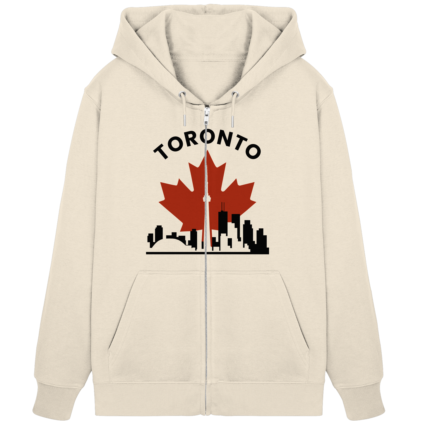 Toronto Leafline Zip Hoodie for All-Season City Strolls