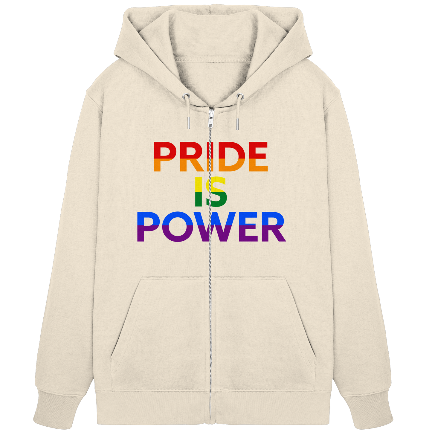 Pride Is Power – Zip-Up Pride Layer with Colour & Voice