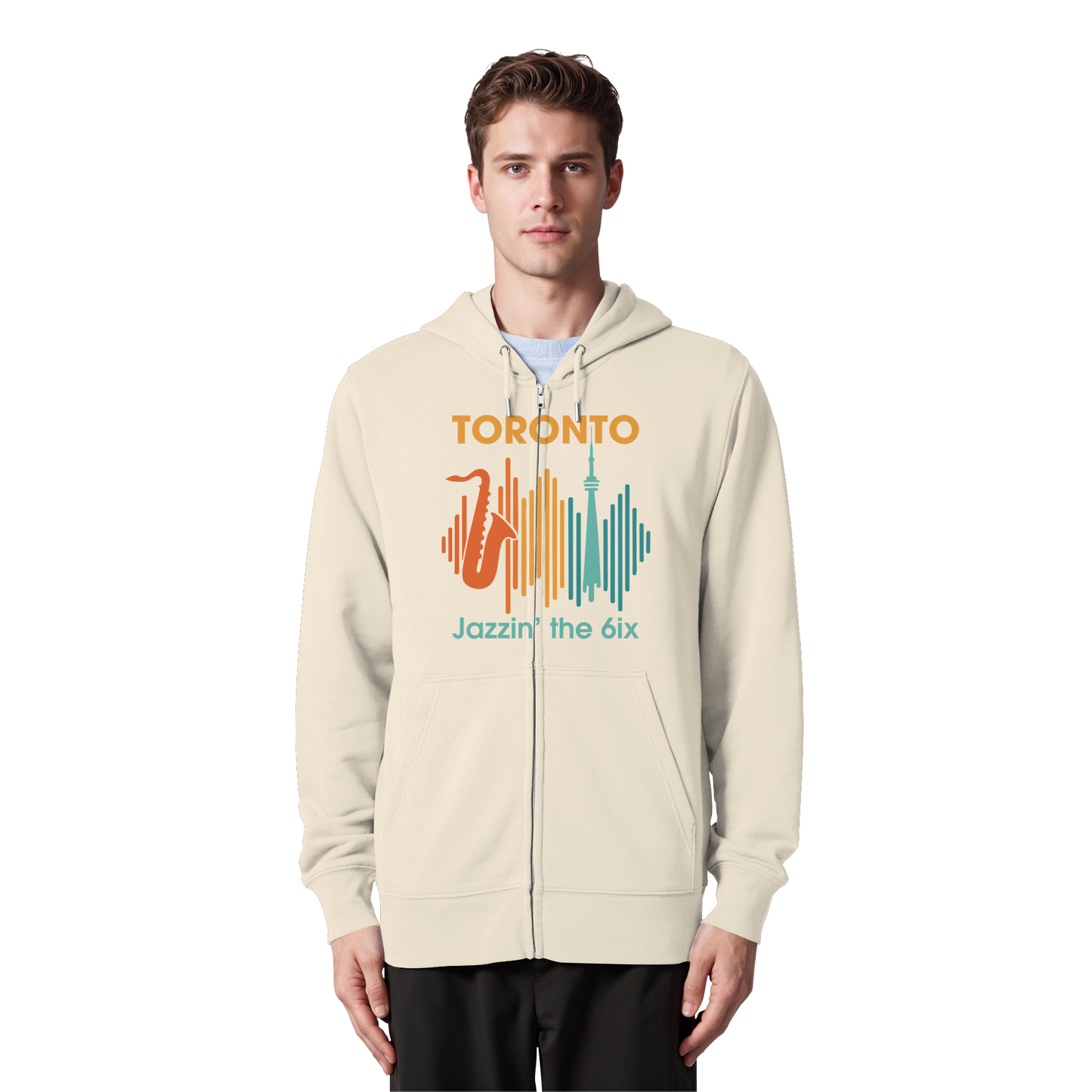 Toronto Jazzin’ the 6ix – Zip Hoodie Style for Smooth Moves & Street Beats