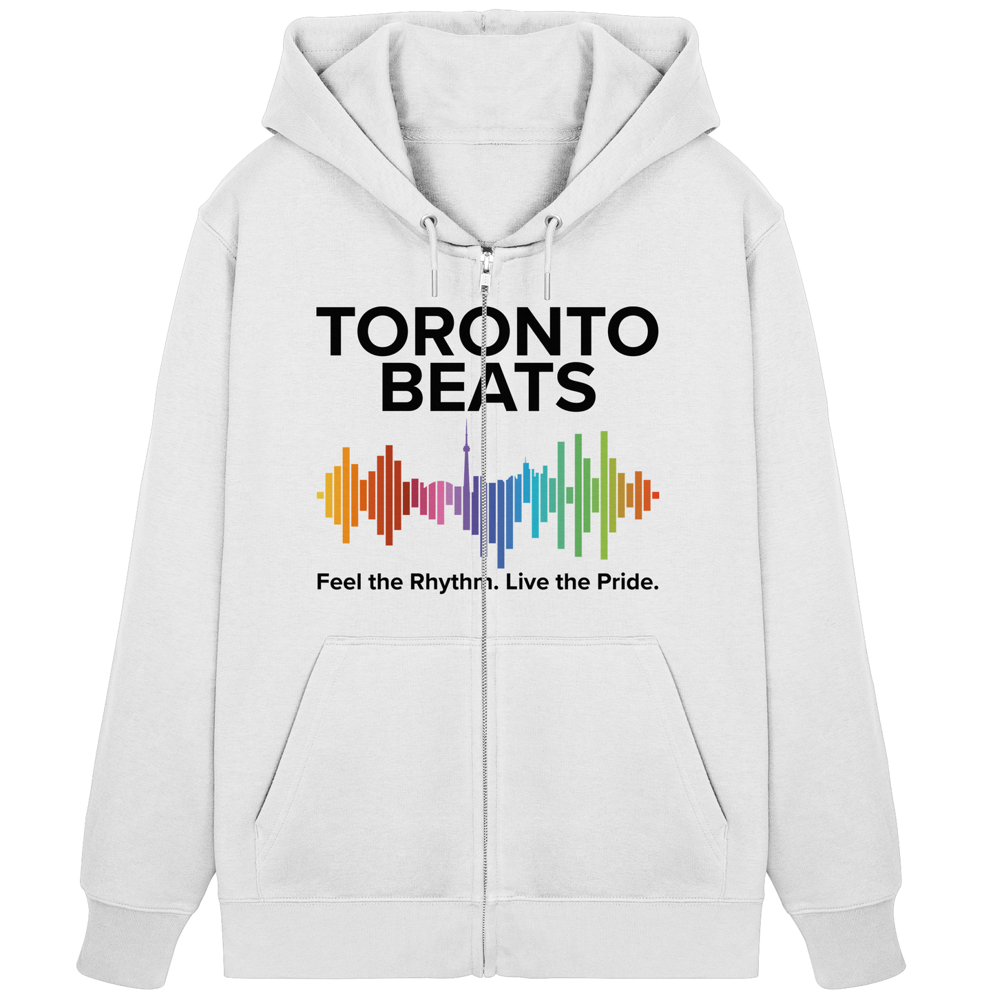 Toronto Beats Zip Hoodie – City Cool with a Cozy Beat.