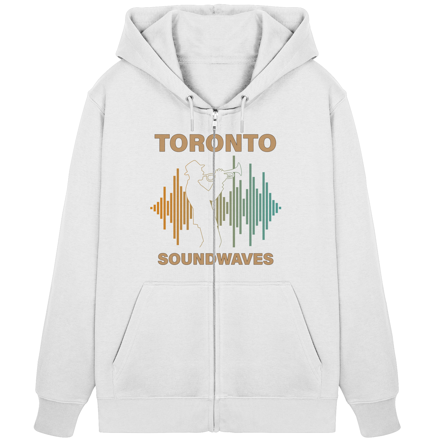 Toronto Soundwaves Zip Hoodie – Move to the Beat, Layer in Style