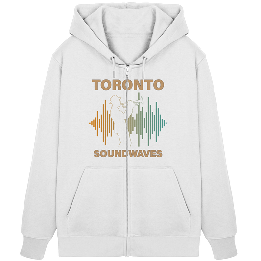 Toronto Soundwaves Zip Hoodie – Move to the Beat, Layer in Style