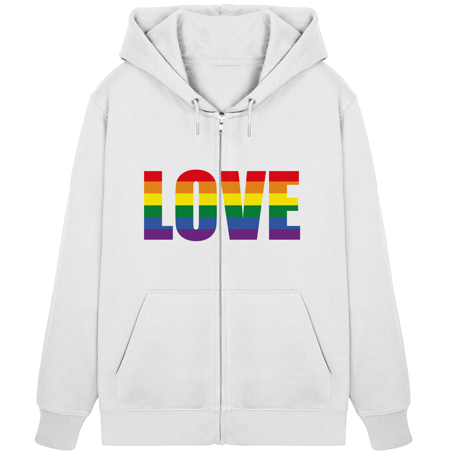 LOVE - Soft Zip Hoodie for Cool Days