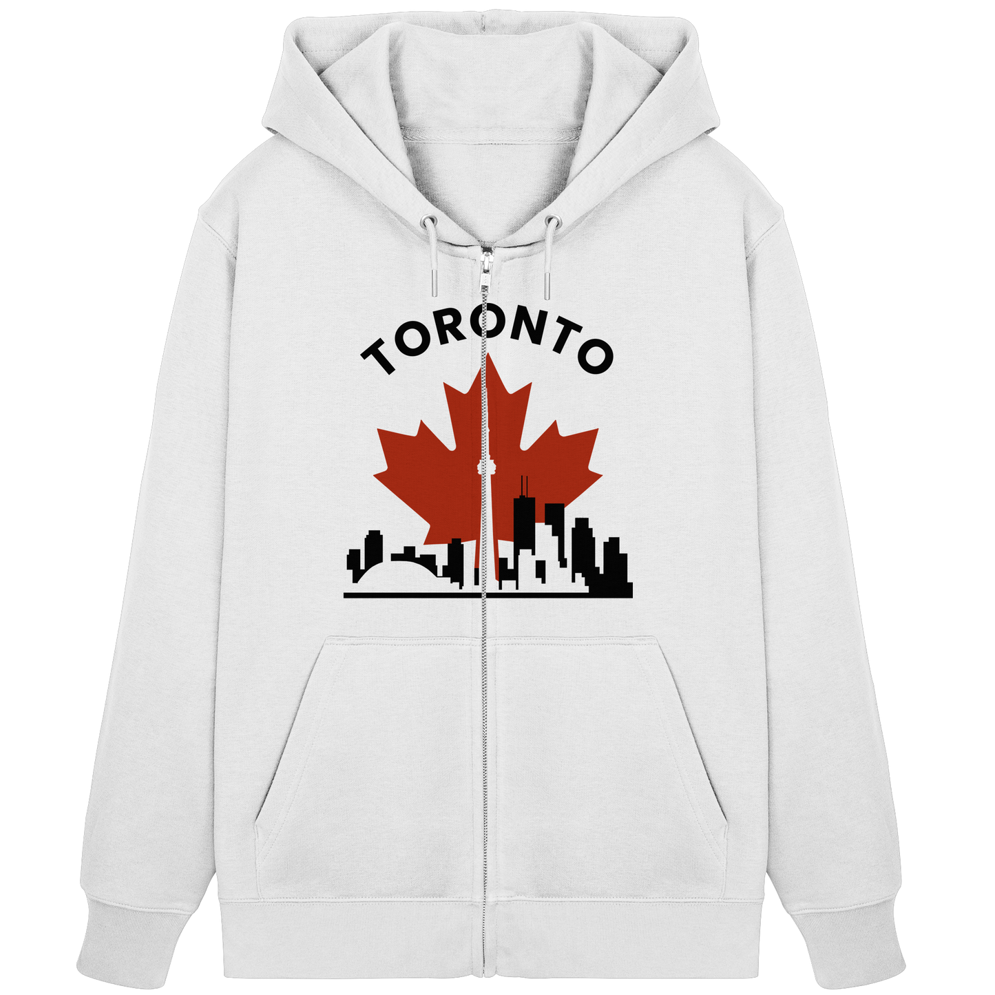 Toronto Leafline Zip Hoodie for All-Season City Strolls