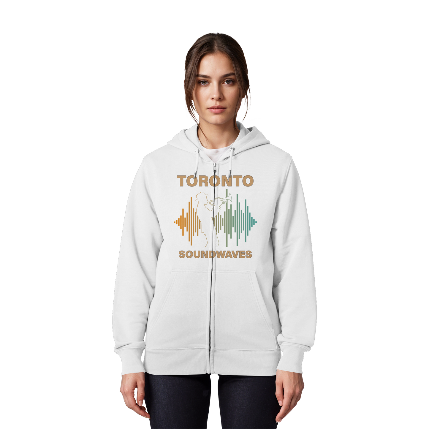 Toronto Soundwaves Zip Hoodie – Move to the Beat, Layer in Style