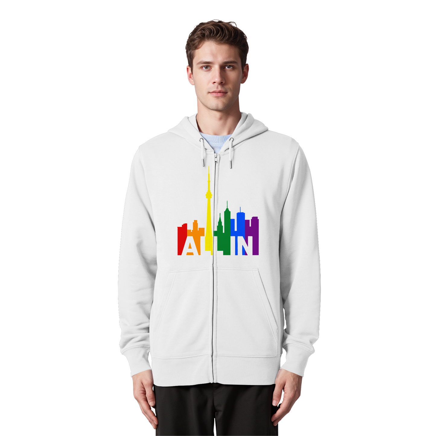 ALL IN - Soft Zip Hoodie for Cool Days