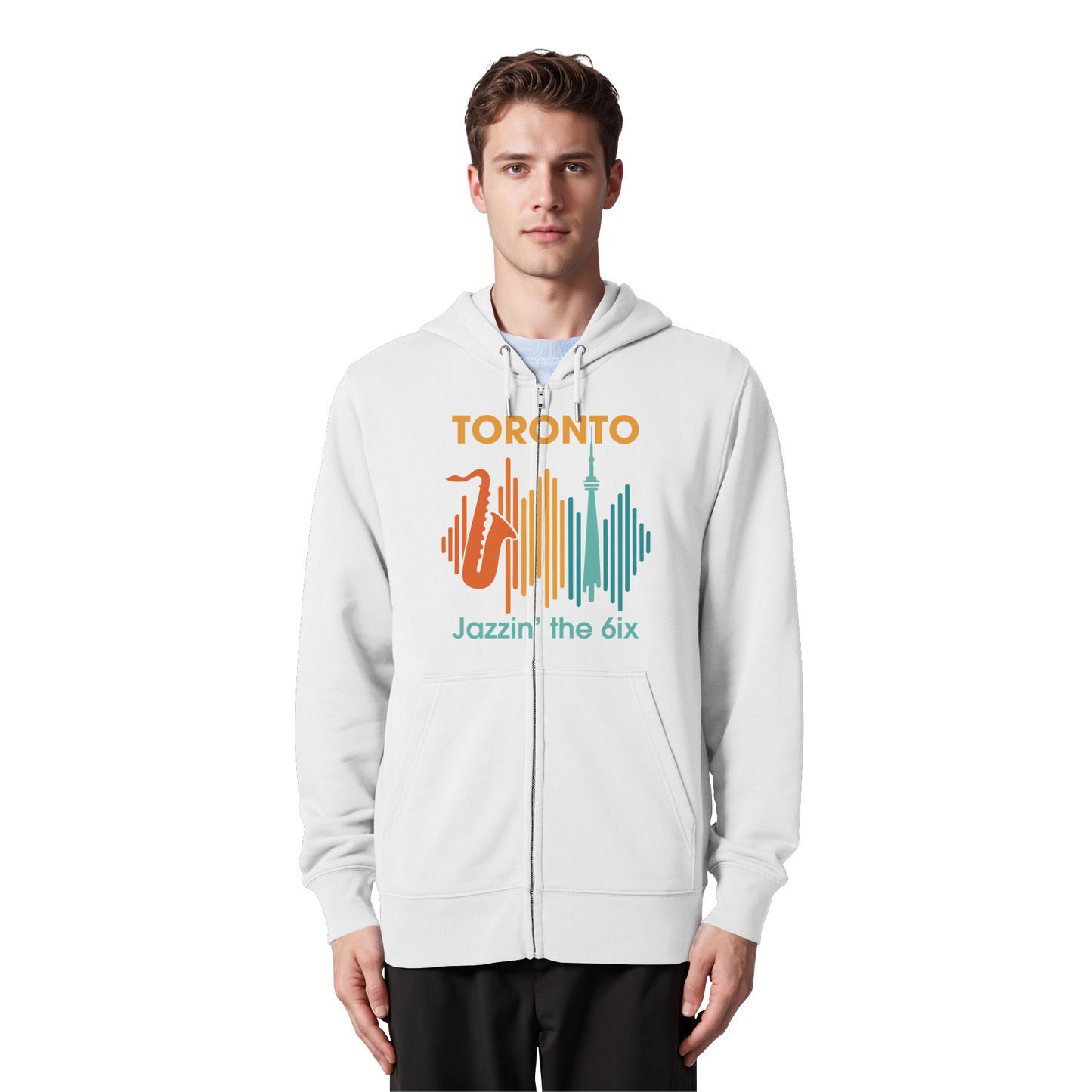 Toronto Jazzin’ the 6ix – Zip Hoodie Style for Smooth Moves & Street Beats