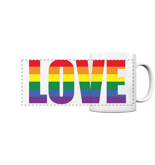 LOVE - Ceramic Pride Mug – Show Your Colours from the 6ix
