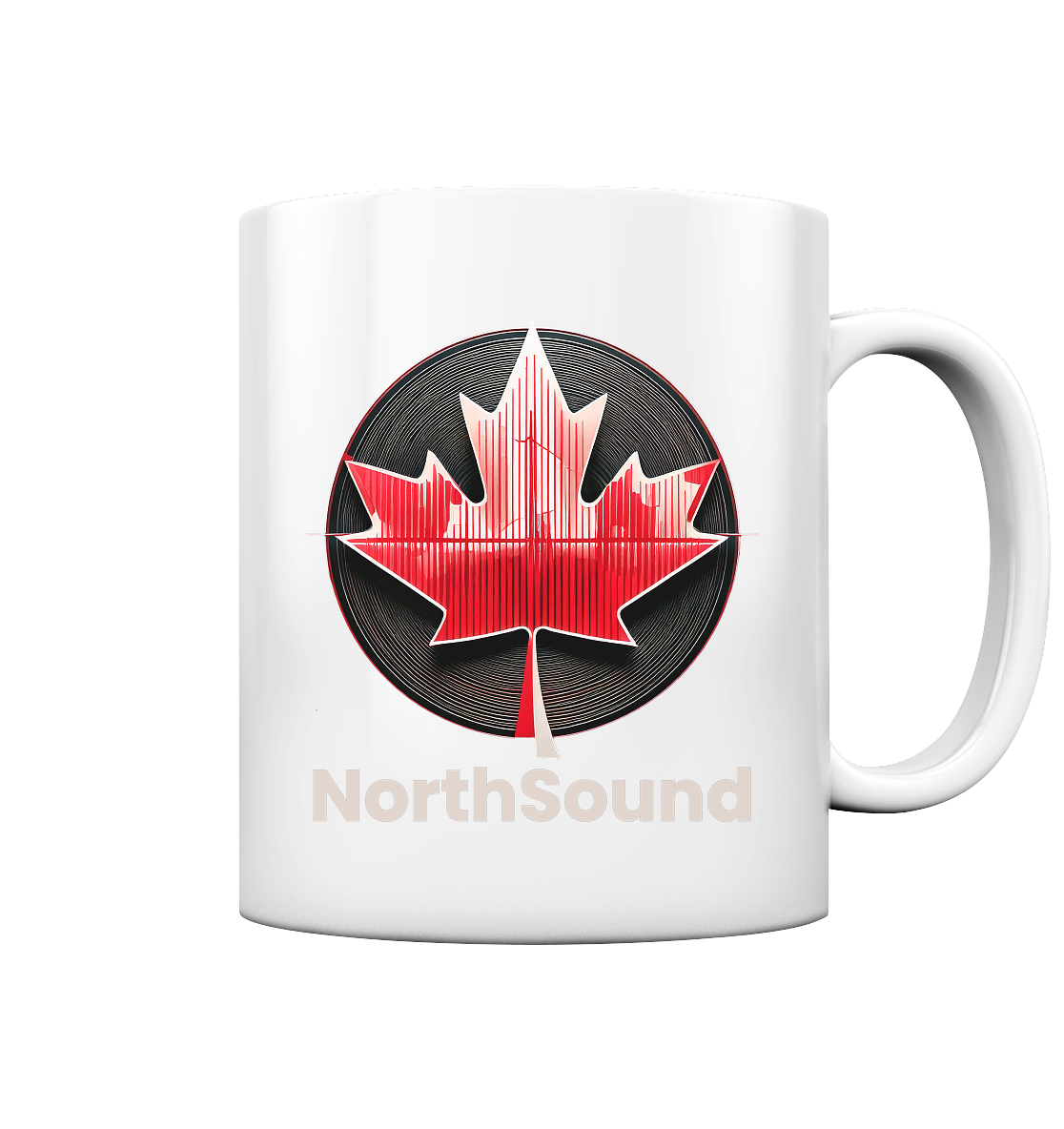 “NorthSound” White Ceramic Mug – Sip and Celebrate Canadian Sound