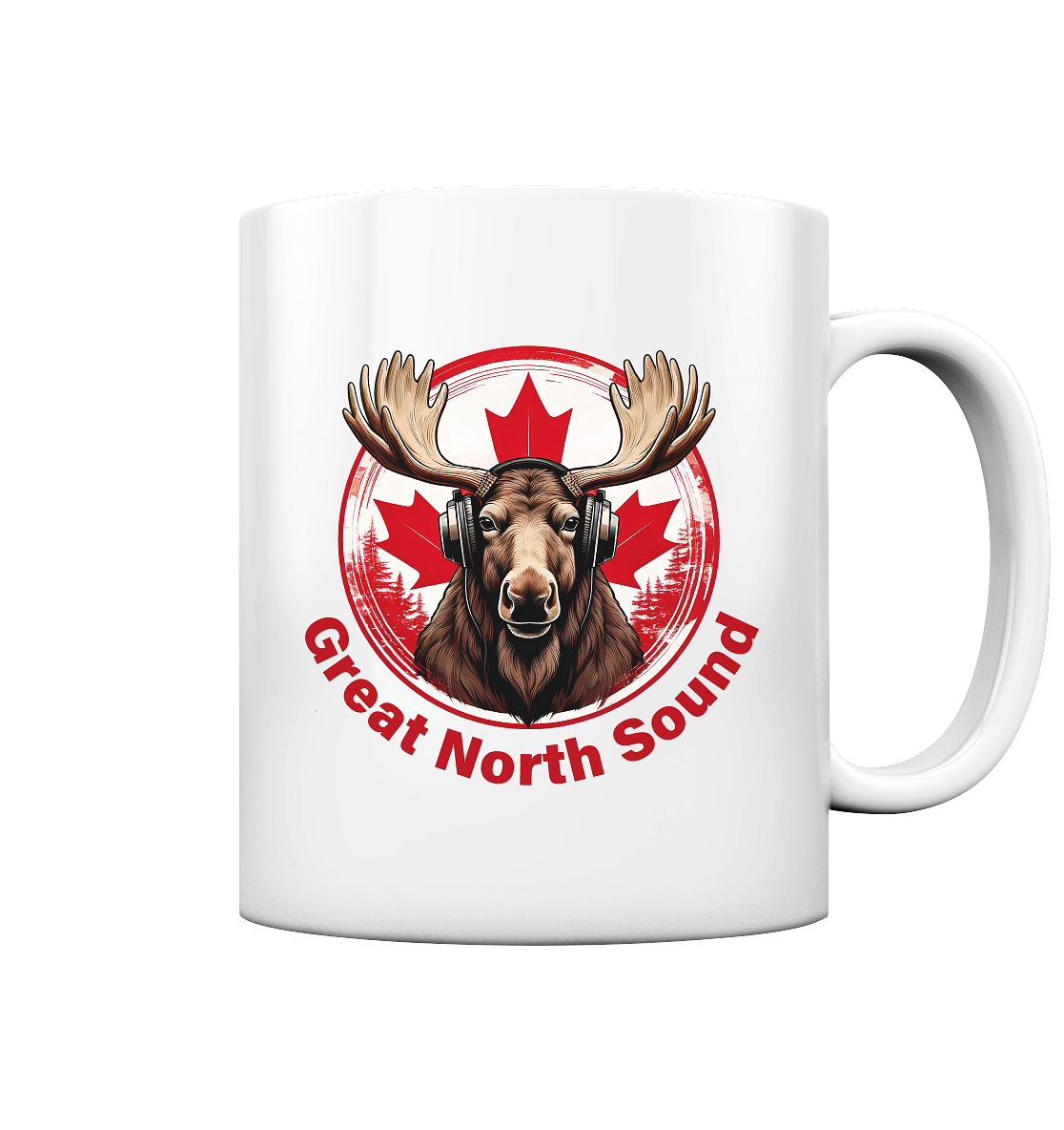 “Great North Sound” Moose & Music Coffee Mug