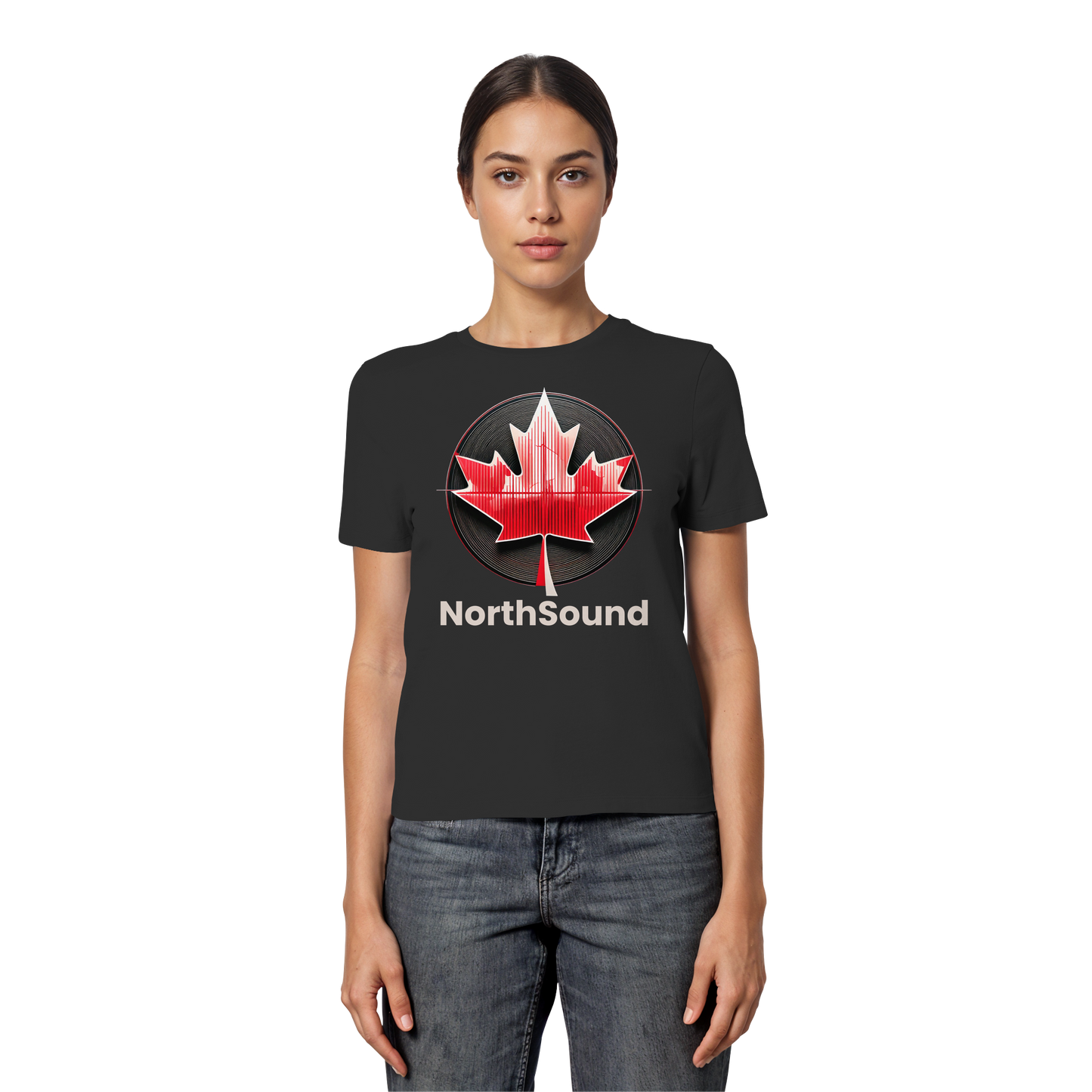 "NorthSound" Women's Favorite Tee - Maple Beats and Style