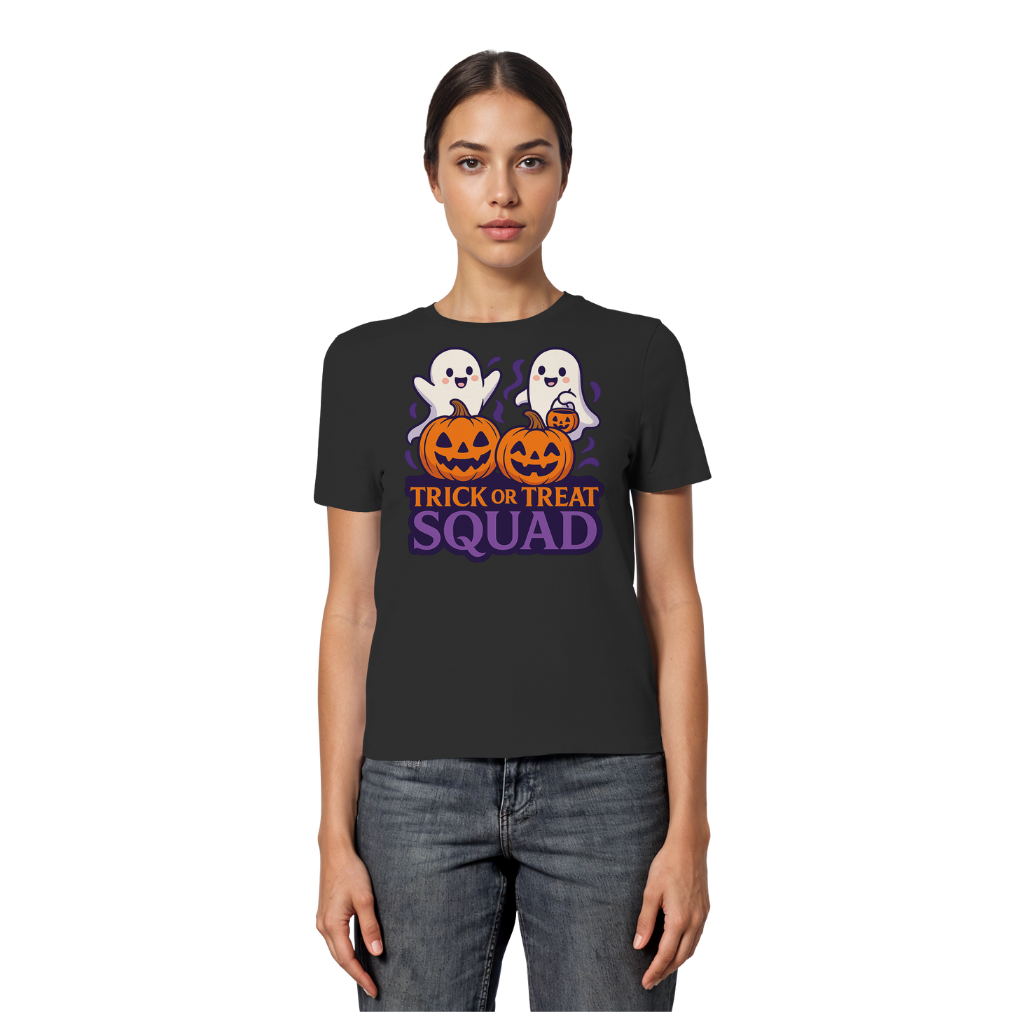 Trick or Treat Squad – Women’s Halloween Shirt - Cute & Fun Group Design