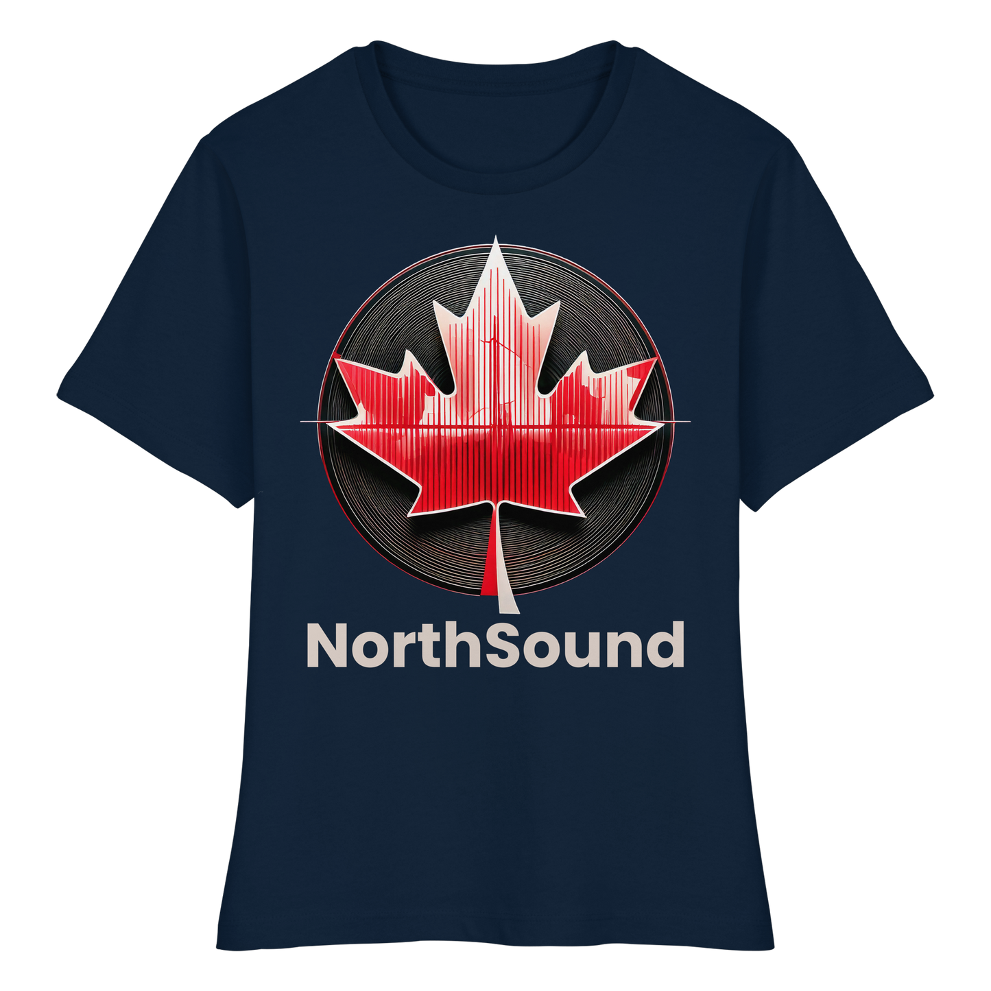 "NorthSound" Women's Favorite Tee - Maple Beats and Style