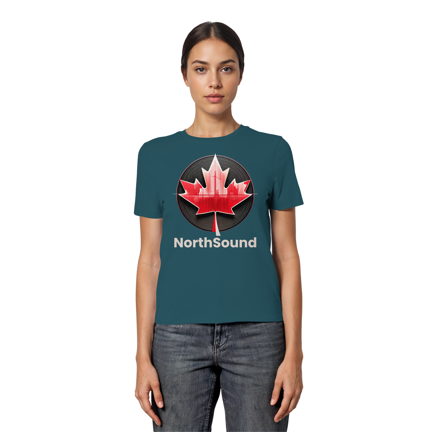 "NorthSound" Women's Favorite Tee - Maple Beats and Style