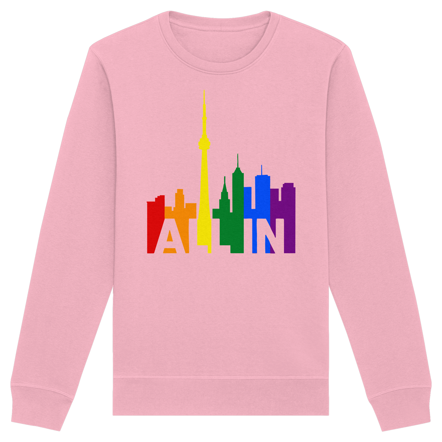 ALL IN – Pride Toronto Sweatshirt – Unisex Fit – Cozy & Bold