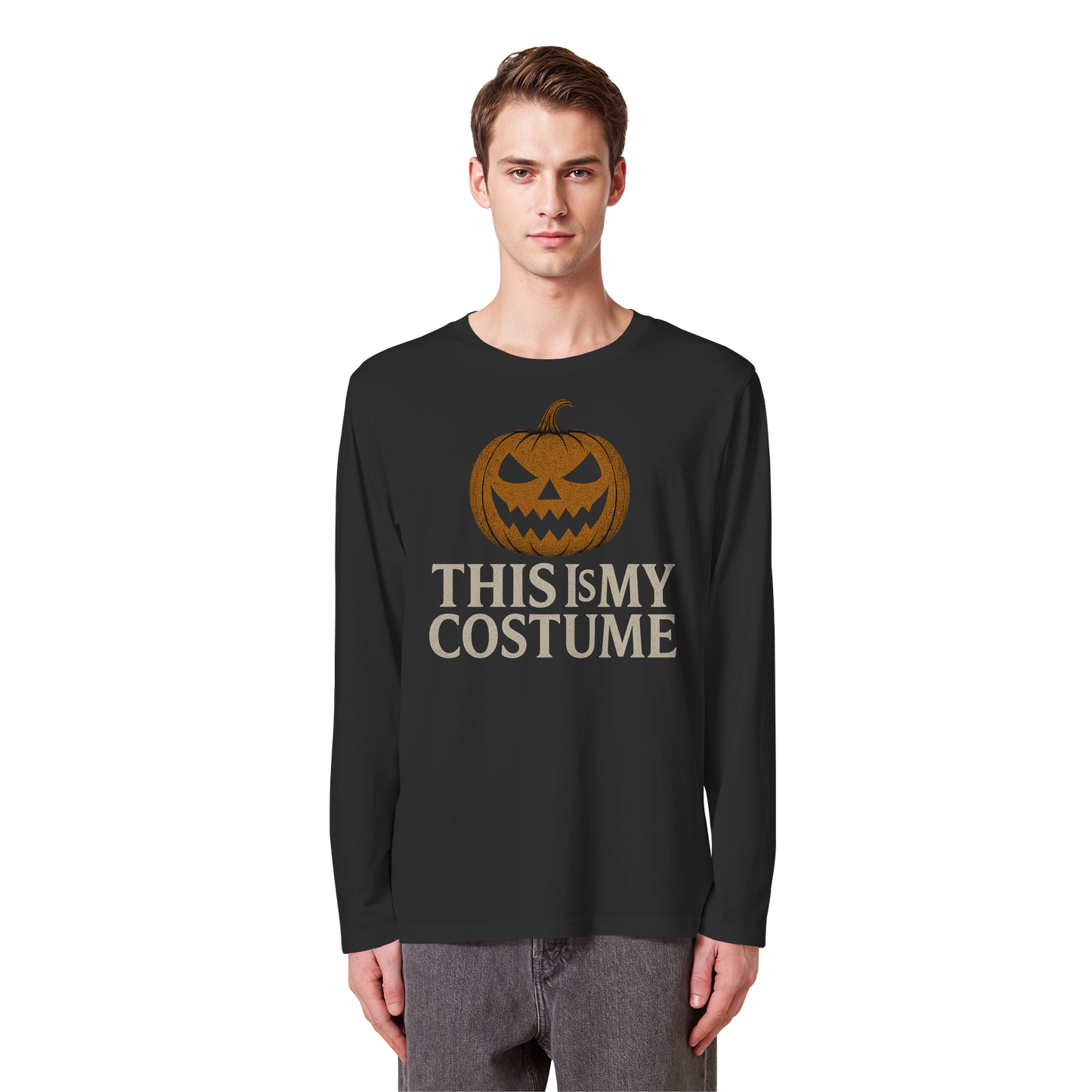 This Is My Costume – Long Sleeve Halloween Shirt - Funny No-Costume Design