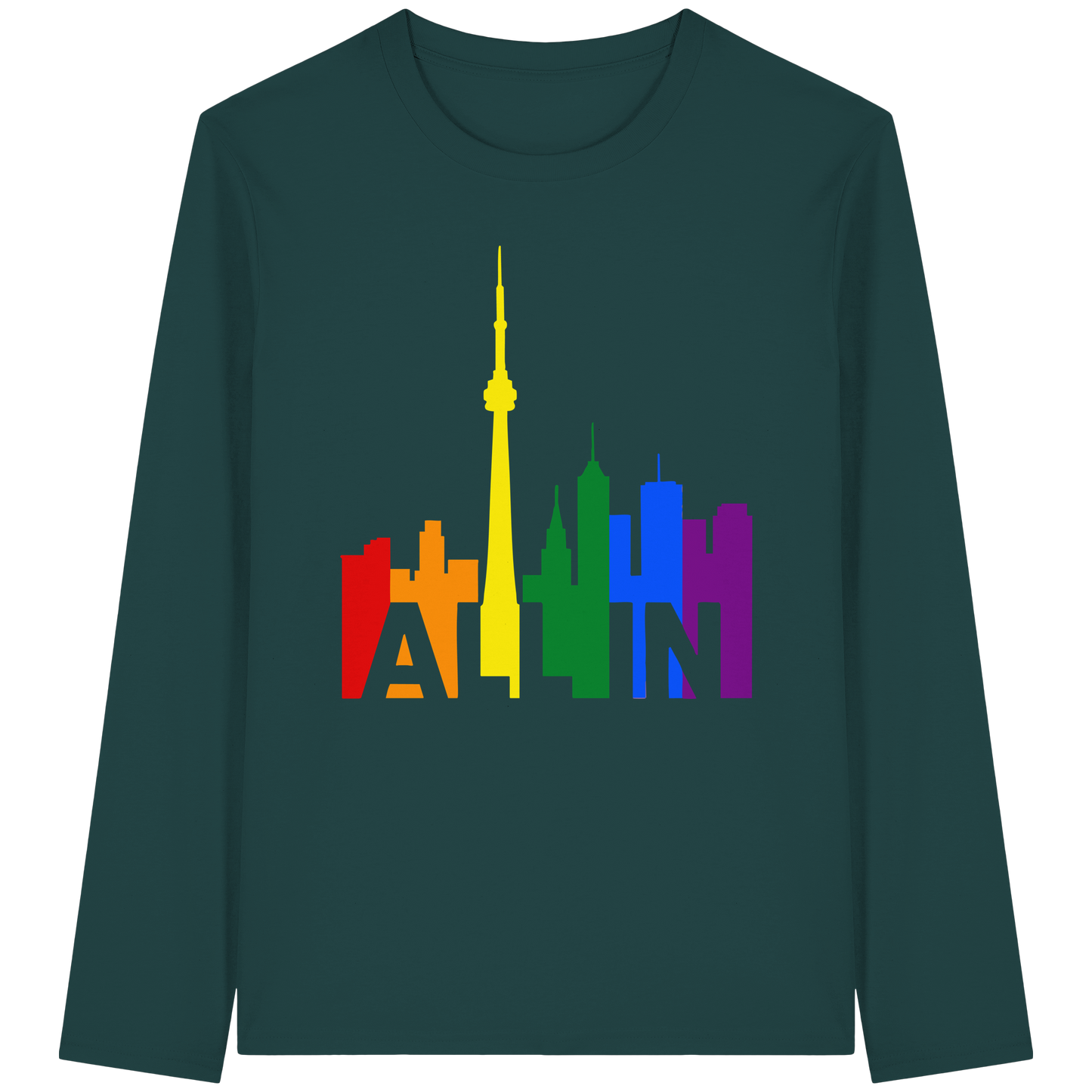 ALL IN – Pride Toronto Long Sleeve T-Shirt – Unisex Fit – Bold & Comfortable