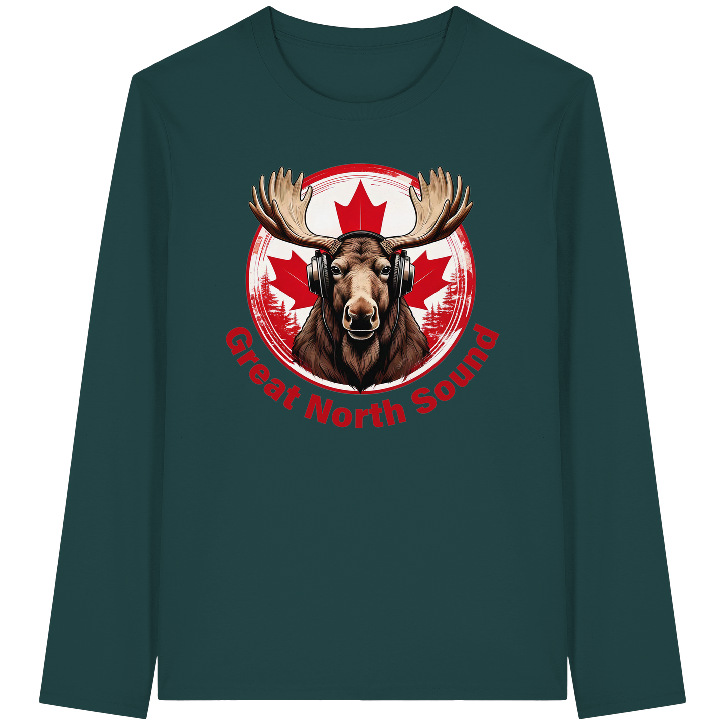 “Great North Sound” Soundwaves Long Sleeve Tee