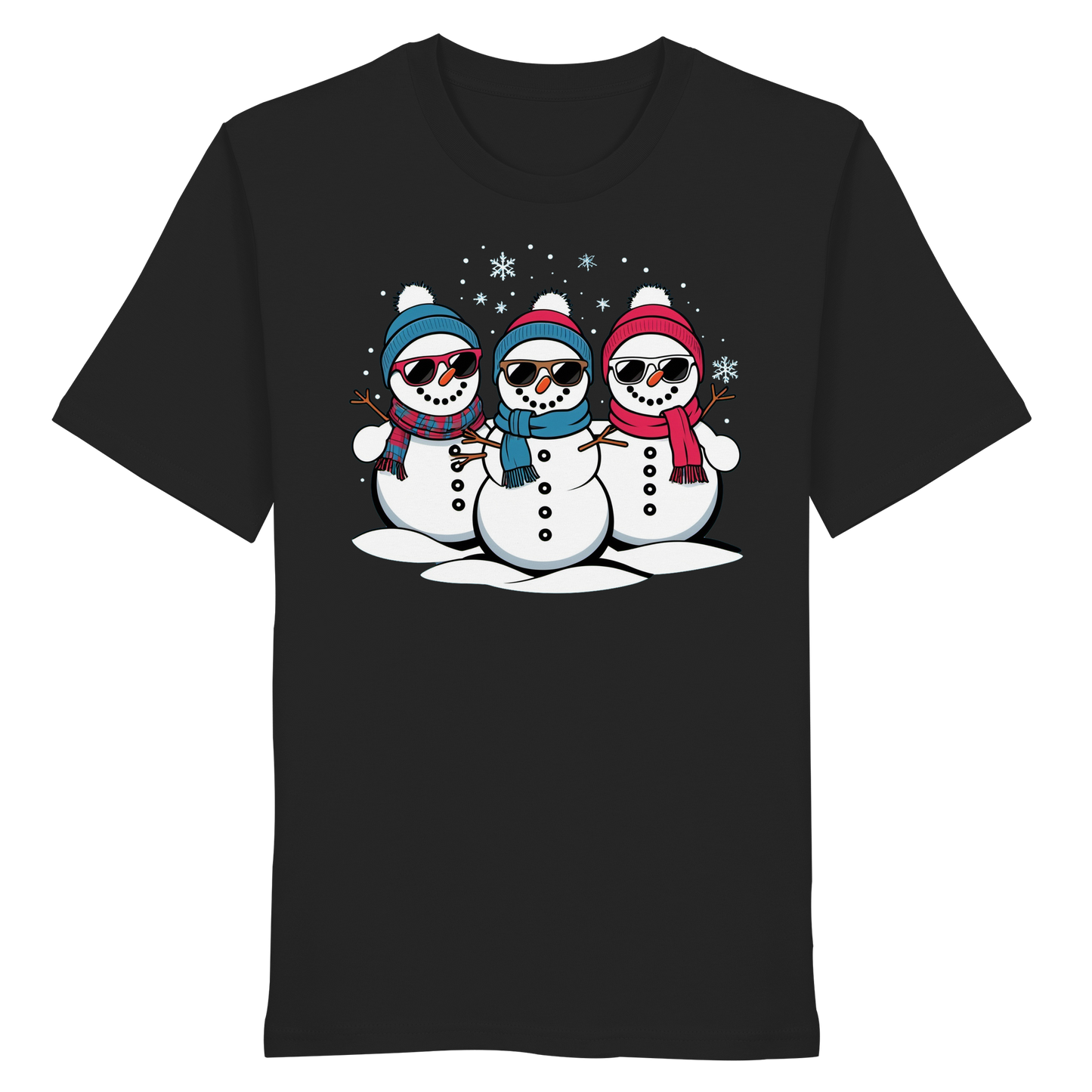 Cool Snow Squad | Funny Snowman Christmas Shirt | Matching Family Tee – Premium Cotton