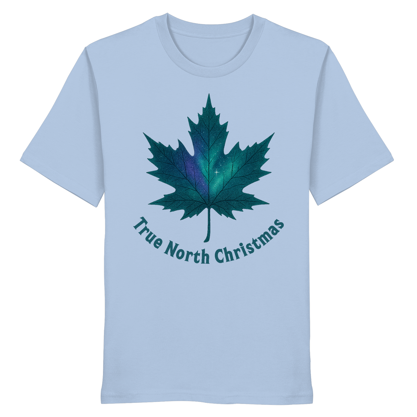 True North Christmas | Maple Leaf Holiday Tee | Proudly Christmas Shirt – Premium Cotton Gift