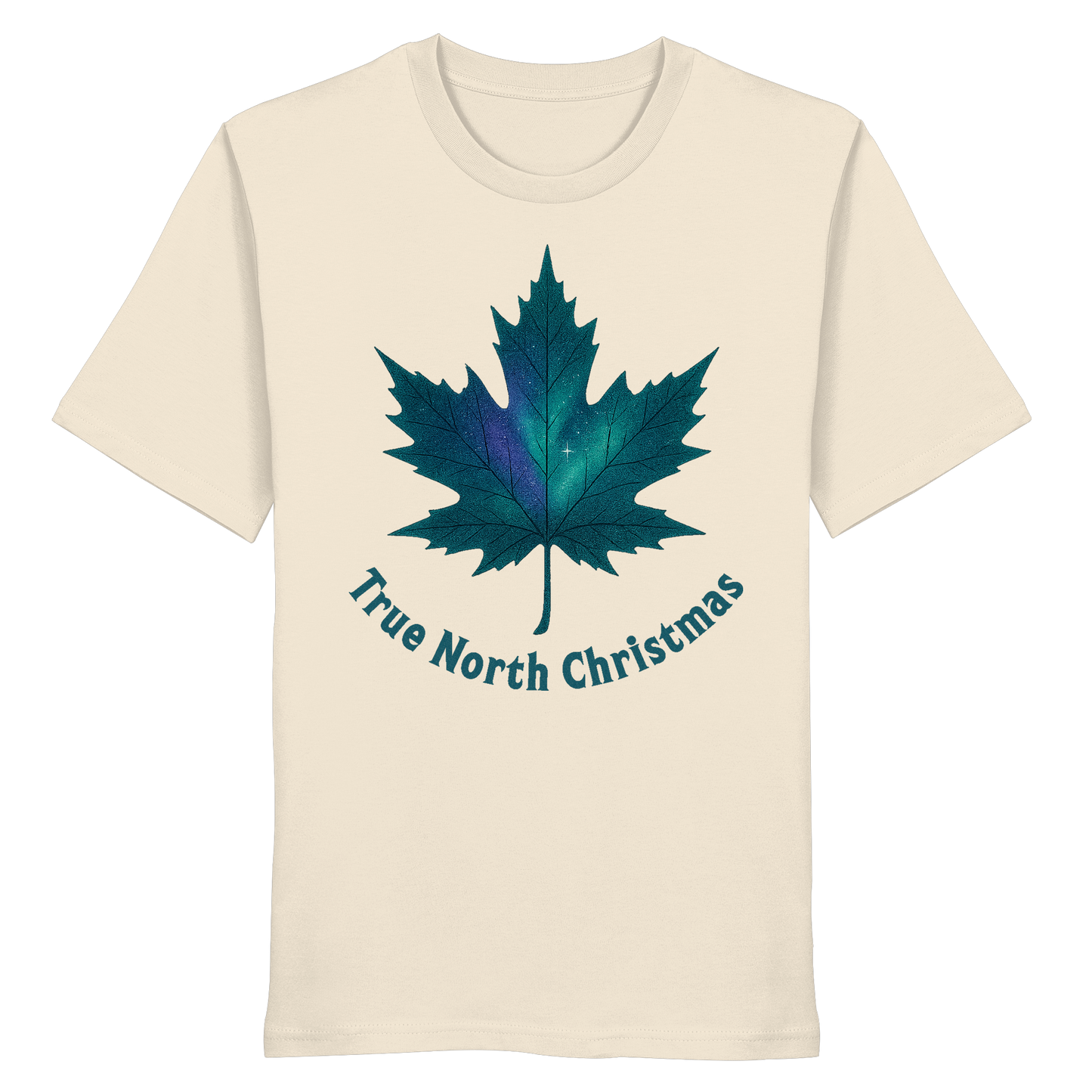 True North Christmas | Maple Leaf Holiday Tee | Proudly Christmas Shirt – Premium Cotton Gift