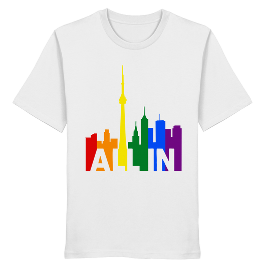 ALL IN – Pride Toronto Unisex T-Shirt – Bold Statement
