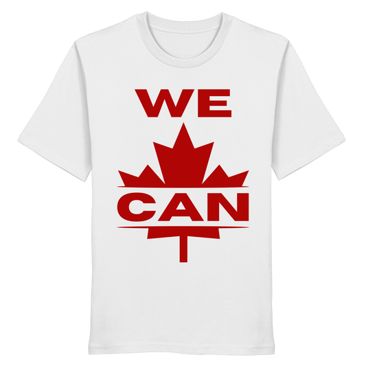 “WE CAN” with Maple Leaf Unisex Short Sleeve Tee – Casual Comfort for Every Occasion