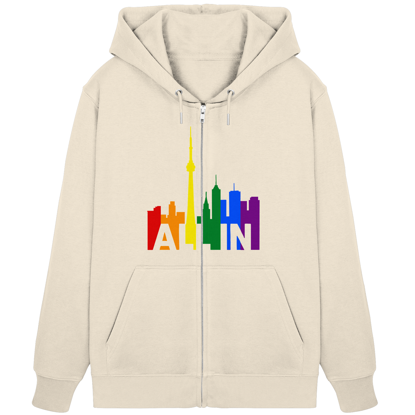 ALL IN - Soft Zip Hoodie for Cool Days