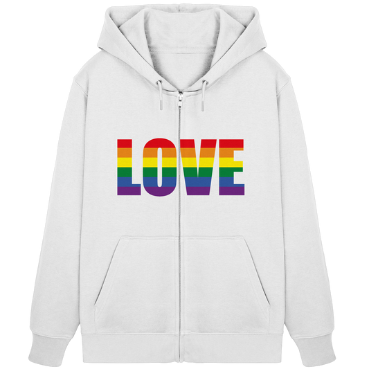 LOVE - Soft Zip Hoodie for Cool Days